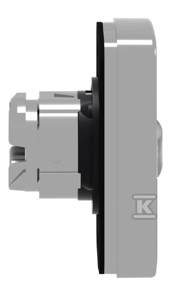 Pushbutton actuator, two-gang, flat, - ZB4BW7A1724